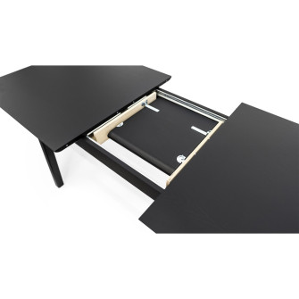 Butterfly valgomasis stalas (Išskleidžiamas) (Juodas)